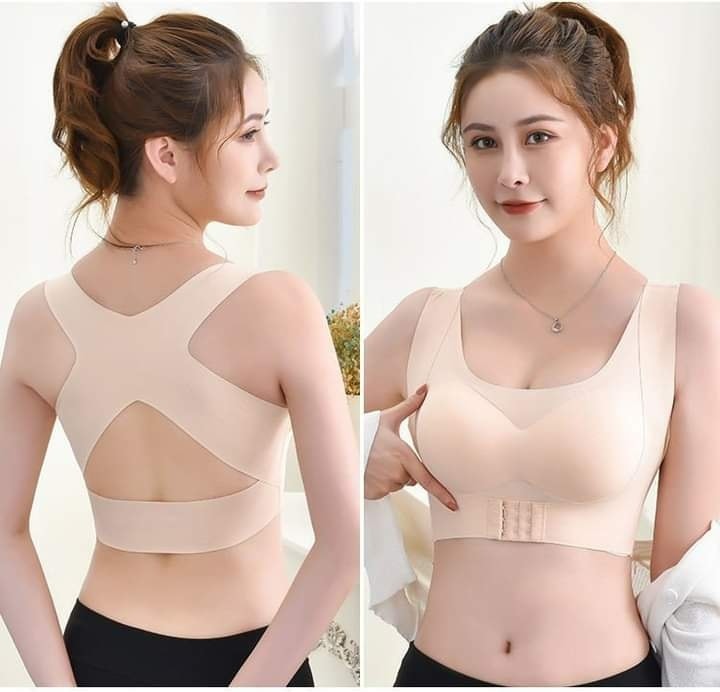 Hot & Useful Ladies air Sports bra(Color-Skin)