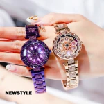 Explosive Creative Rotating Dial Ladies Watch Lazy Magnet Buckle Quartz Watch