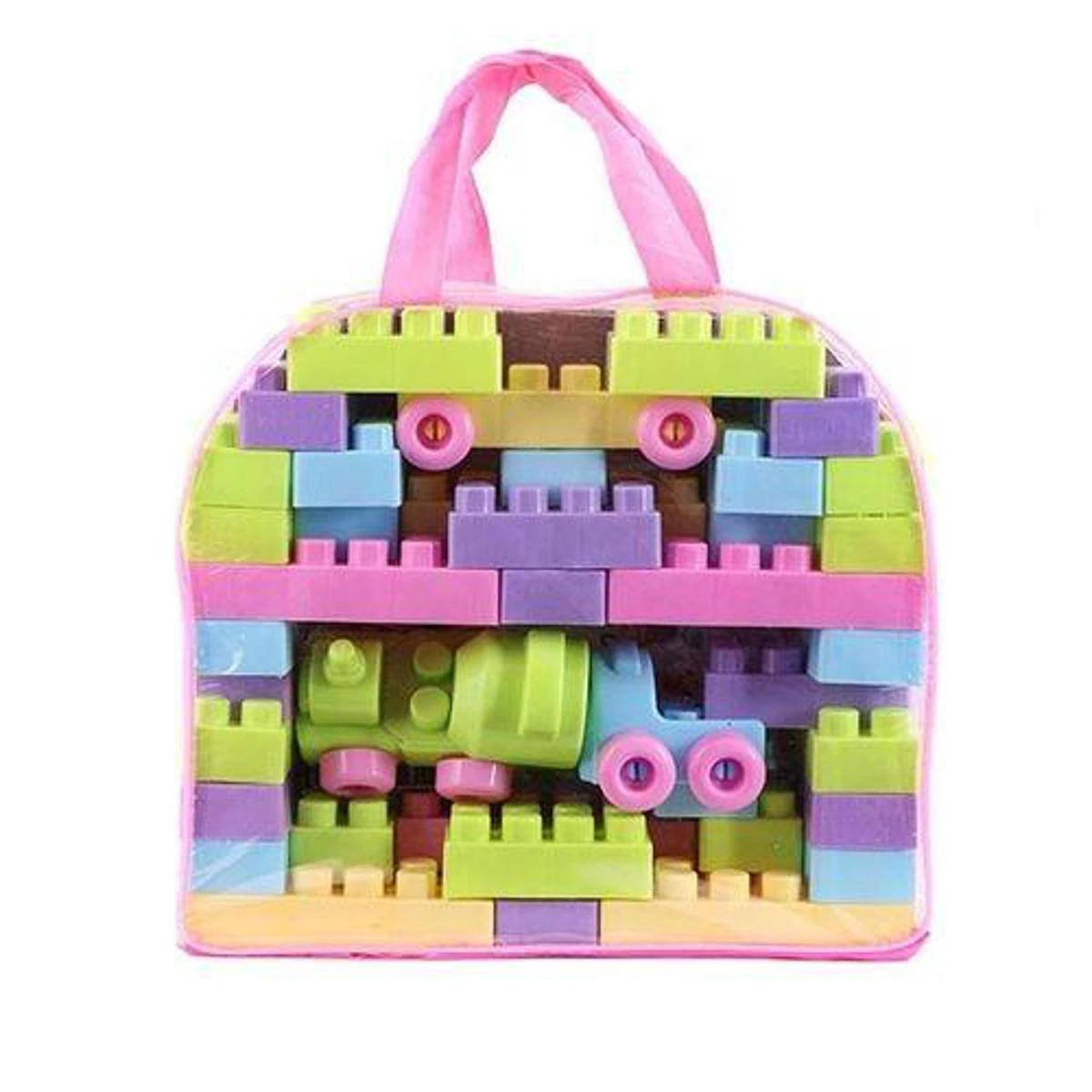 Educational Building Train Blocks Lego Set For Kids Plastic Building Block Set Toy For Kids (Multicolor)