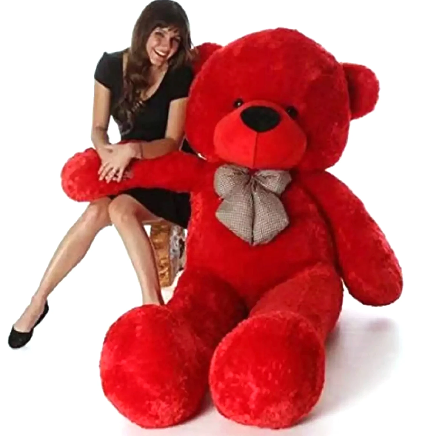 Extra large big Teddy Bear 3.5 Feet red color নিচে ভিডিও আছে ভিডিও দেখুন