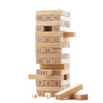 Knowri Jenga Game Wooden Blocks Toppling Tower Real Jenga-Stacking and Tumbling Jenga Game