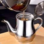 410ml Stainless Steel Oil Tank Large Capacity Oil Bottle Kitchen Oil Filter Pot Soy Sauce Vinegar Container Coffee Pot