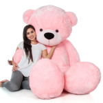 Extra large big Teddy Bear 3.5 Feet pink color নিচে ভিডিও আছে ভিডিও দেখুন