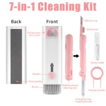 keyboard cleaner/7-in-1 Computer Keyboard Cleaner Brush Kit Earphone Cleaning Pen For Headset Keyboard Cleaning Tools Cleaner Keycap Puller Kit