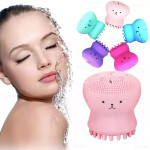 Silicone Facial Cleaning Brush Facial Octopus Shape Deep Pore Exfoliating Cleansing Face