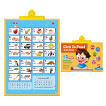 13 in 1 kids electronic talking poster alphabet wall chart interactive click to read learning books toy for early education