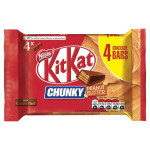 Kit Kat Chunky Peanut Butter Chocolate Snacksize Bar Multipack 34g 4 Pack