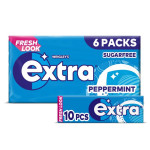 Extra Peppermint Sugarfree Chewing Gum Multipack 6 per pack