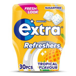 Extra Refreshers Tropical Sugar Free Chewing Gum Bottle 30pcs 67