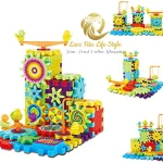 FunBlast Magical Blocks - Magical Building Blocks 3D Magic Play Stacking Set DIY for Brain Development Educational Logo City 101 Pcs