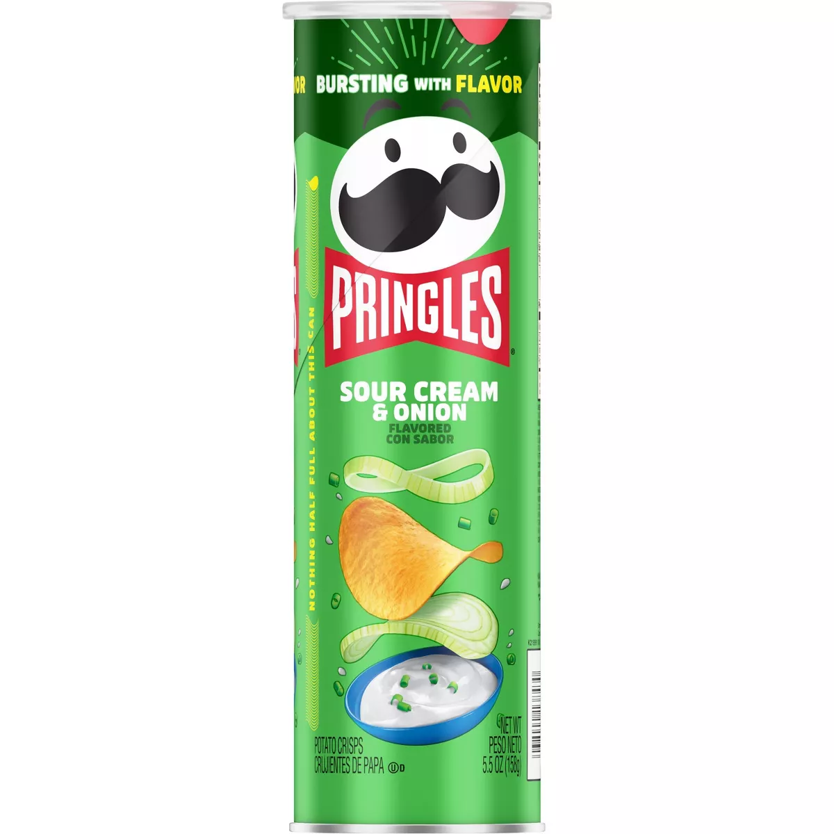 Pringles Sour Cream & Onion Sharing Crisps 158g