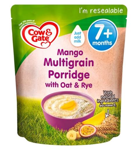 Cow & Gate Mango MultiGrain Porridge 200g