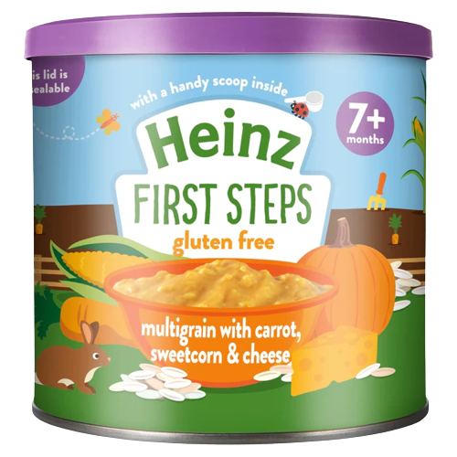 Heinz First Steps Dinner Multigrain with Carrot Sweetcorn & Cheese 200g