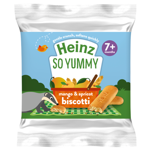 Heinz Biscotti Mango and Apricot 7+  Month 60g