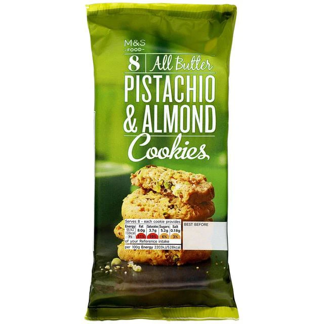 M&S Pistachio & Almond Cookies 200g