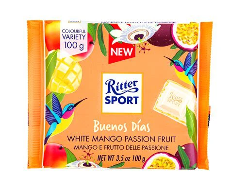 Ritter Sport White Mango Passion Fruit 100g