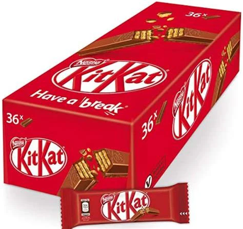 KitKat Chocolate 2-Finger 36pcs Box Dubai 738g