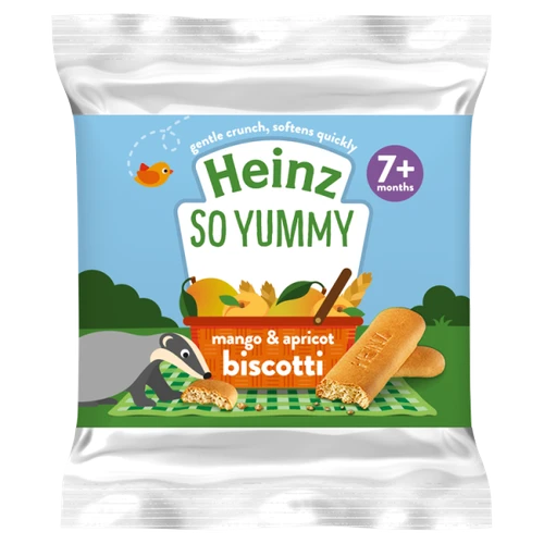 Heinz Biscotti Mango and Apricot 7+  Month 60g