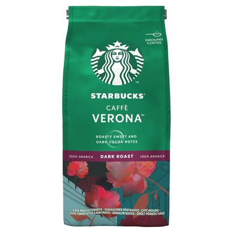 Starbucks Caffe Verona Roasty Sweet  And Dark Cocoa Notes 200g