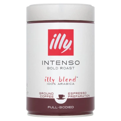 illy Espresso Caffe Macinato Dark Ground Roasted Coffee 250g