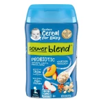 Gerber Probiotic Oatmeal & Peach Apple Baby Cereal 227g