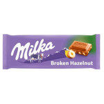 Milka Broken Hazelnut Chocolate 100g