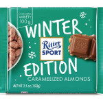 Ritter Sport Winter Edition Caramelized  Almonds 100g