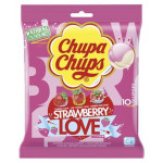 Chupa Chups Strawberry Love Lollipops 10pcs 120g