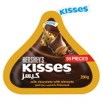Hershey's Kisses Milk Chocolate with Almonds 250g