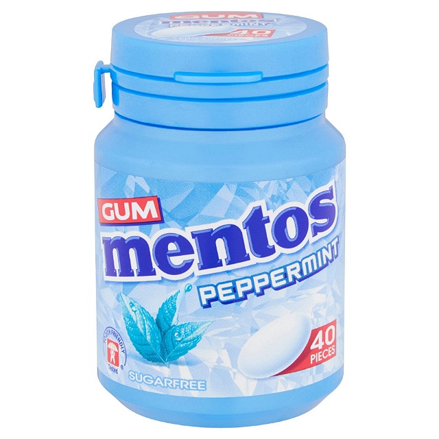 Mentos Peppermint Gums Sugar Free 56g