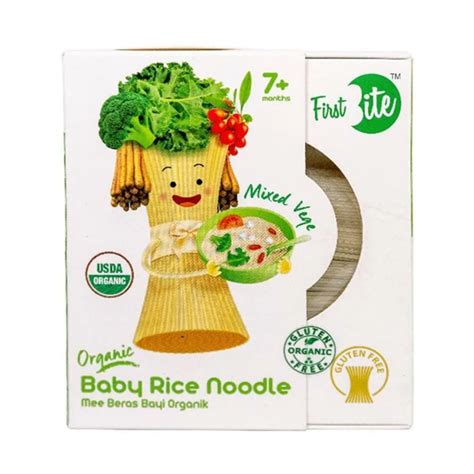 First Bite Mixed Vege Organic Baby Rice Noodle 180g