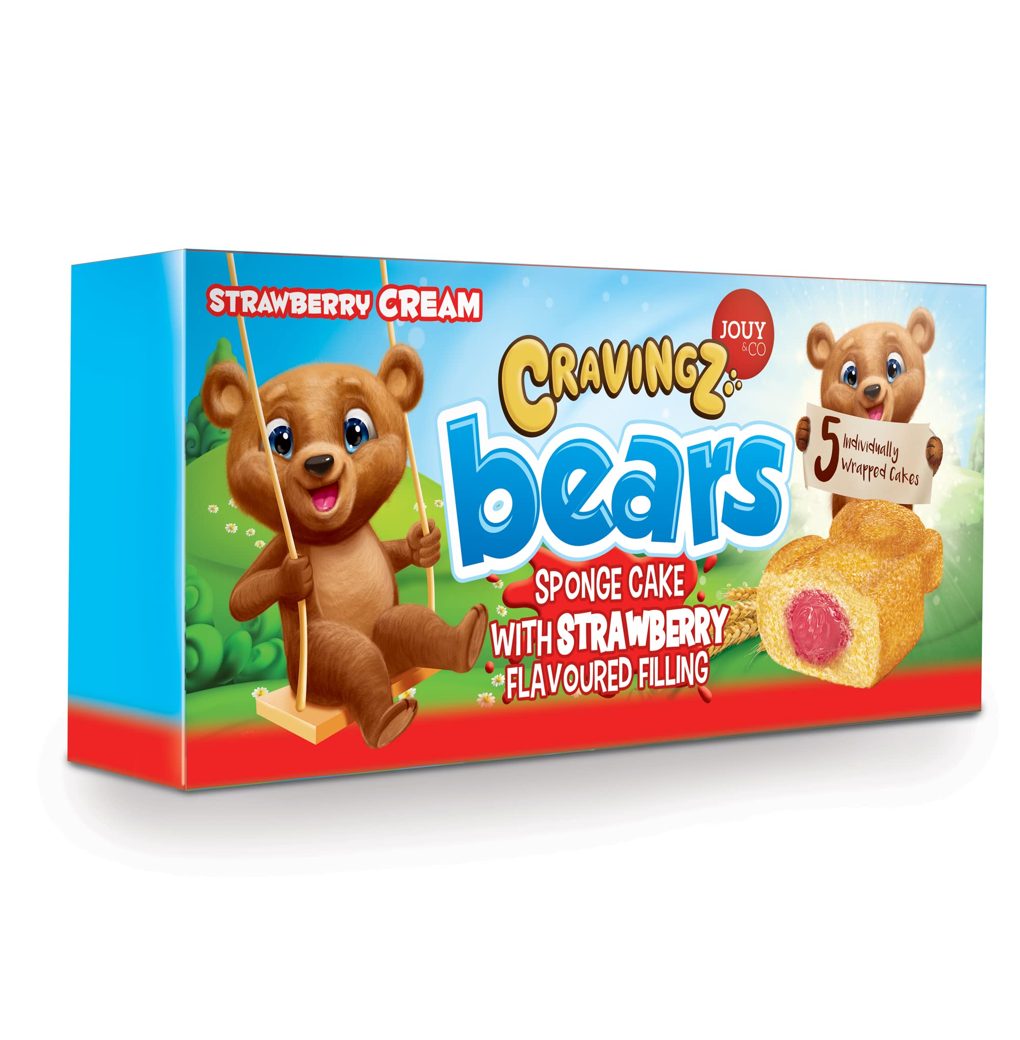 Jouy & Co Cravings Bear Strawberry Flavor Filling 225g