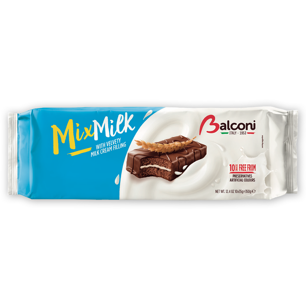 Balconi Mix Milk Cake, Cocoa and Milk Filling, 350g