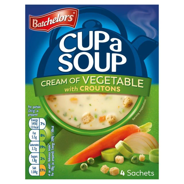 Batchelors Cup A Soup Cream of Vegetable 122g