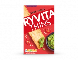 Ryvita Thins Sweet Chilli Snack 125g