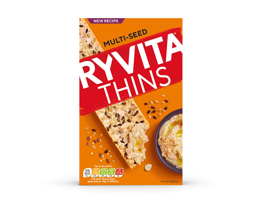 Ryvita Thins Multi-Seed Snack 125g