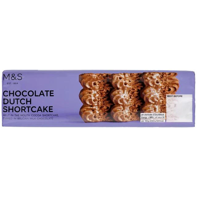 M&S Chocolate Dutch Shortcake 150g