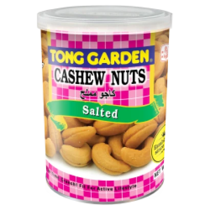 Tong Garden Salted Cashew Nuts Can, 150g