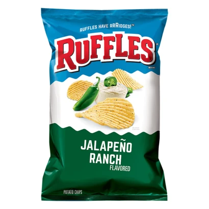 RUFFLES  JALAPEÑO RANCH FLAVORED 184.2gm