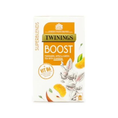 Twinings Boost Mandarin Apple and Green Tea with Guaran 40g