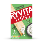 Ryvita Thins Rosemary & Sea Salt Snack 125g