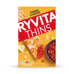 Ryvita Thins Three Cheese Snack 125g