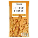 Tesco Cheese Twists Cheddar Cheese 125g