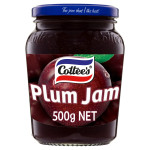 Cottee's Plum Jam 500g