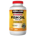 Kirkland Signature Fish Oil 1,000mg 400 Softgels