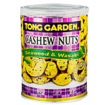 SEAWEED & WASABI, SALTED CASHEW NUTS CAN 150g