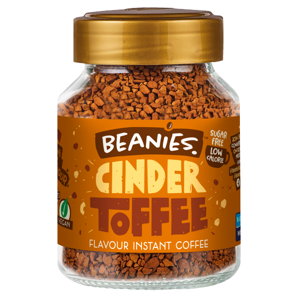 Beanies Cinder Toffee Flavour Instant Coffee 50g
