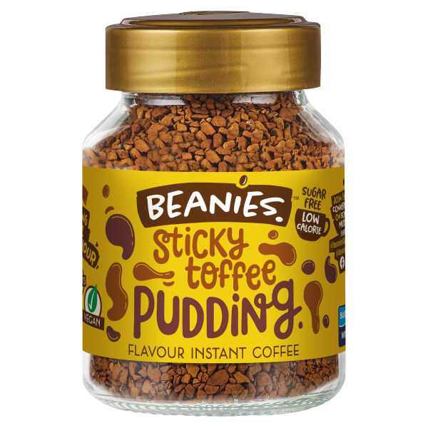 Beanies Sticky Toffee Pudding Flavour Instant Coffee 50g