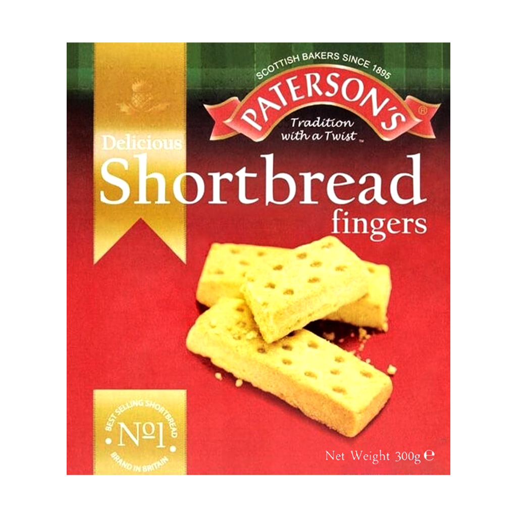 Paterson's Delicious Shortbread Fingers-300g