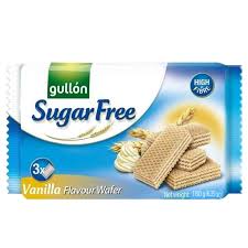 Gullon Sugar Free Vanilla Flavour Wafer 180g